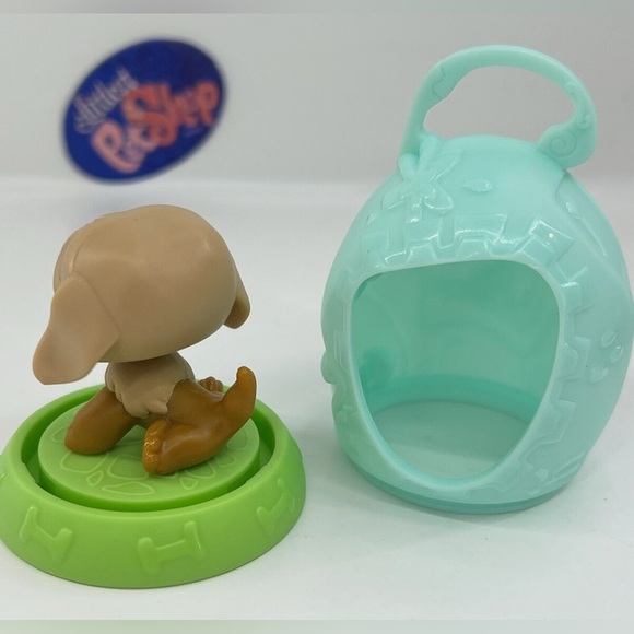 ST BERNARD DOG #McDonald’s - Authentic Littlest Pet Shop - Hasbro - Picture 5 of 6